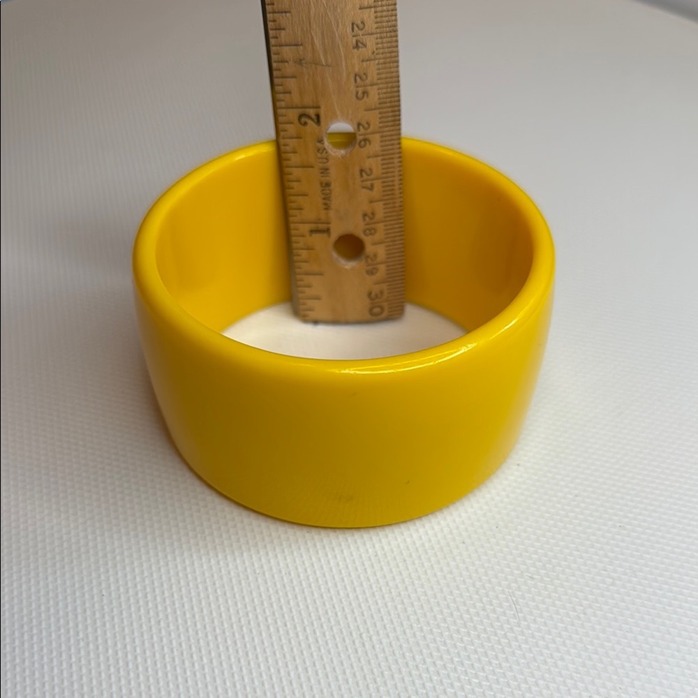 Bold Yellow Bangle - image 2